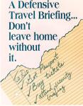 cx-23879-001.jpg	A piece of paper with a To Do list on it. Caption reads, "A defense travel briefing don't leave home with out it" 

