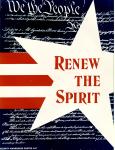 cx-23879-002.jpg	The constitution with a huge star in front of it. Caption reads, "Renew the spirit" 

