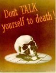 cx-7496-004.jpg-A picture of a skull.  The caption above the skull reads, "Don't talk yourself to death!"

