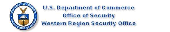 DOC Print Logo, Western Region Security Office