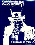 cx-10260-021.jpg - Top hat wearing Uncle Sam pointing his right index finger at the viewer. Caption reads, "Could America run out of security? It depends on YOU".

