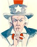 cx-20959-003.jpg - Picture of Uncle Sam with his index finger to his lips.