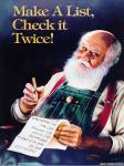 cx-25579-002.jpg	Santa Clause writing his good boys and girls list. Caption reads "make a list check it twice" 

